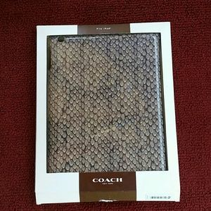 Coach ipad case SV/Gunmetal
